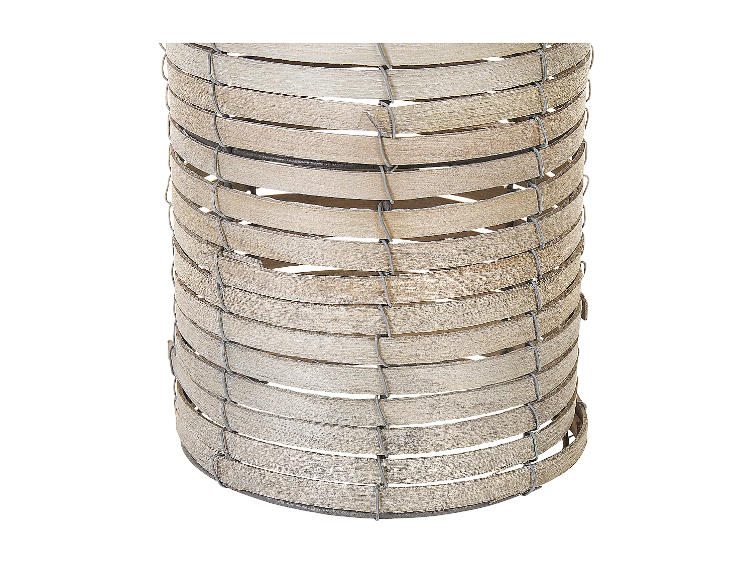 Conjunto de 3 castiçais ROVARE 60/39/25 cm Cinzento