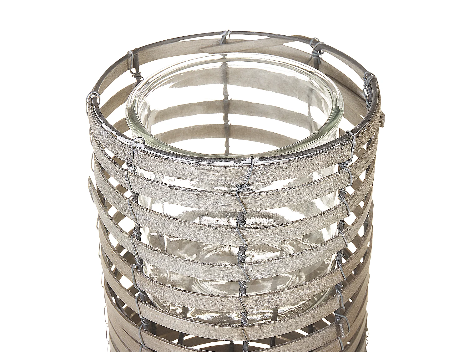 Kerzenständer 3er Set aus Holz rund rustikaler Stil handgefertigt Rovare