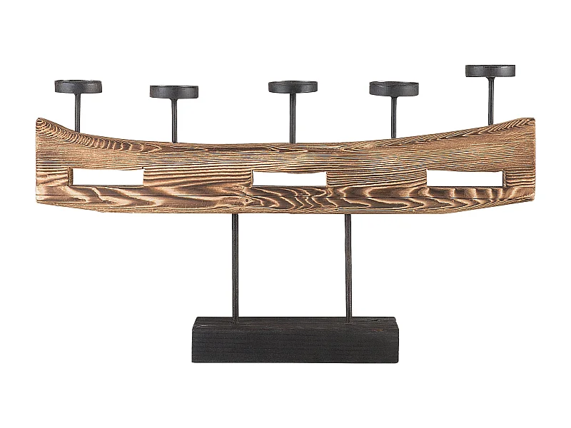 Kaarshouder GUATEMALA Hout 36 cm Bruin