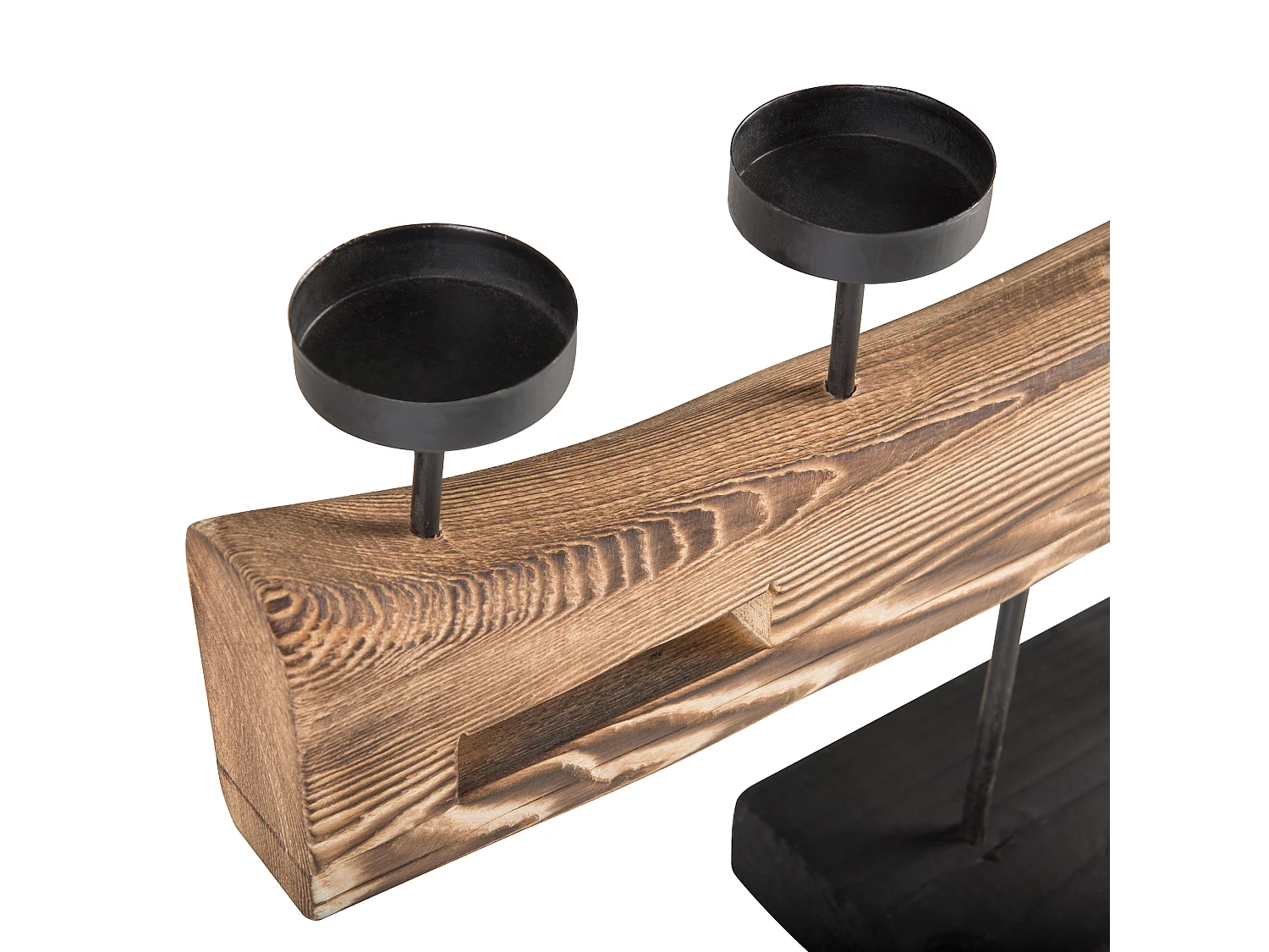 Bougeoir GUATEMALA Bois de pin 36 cm Marron