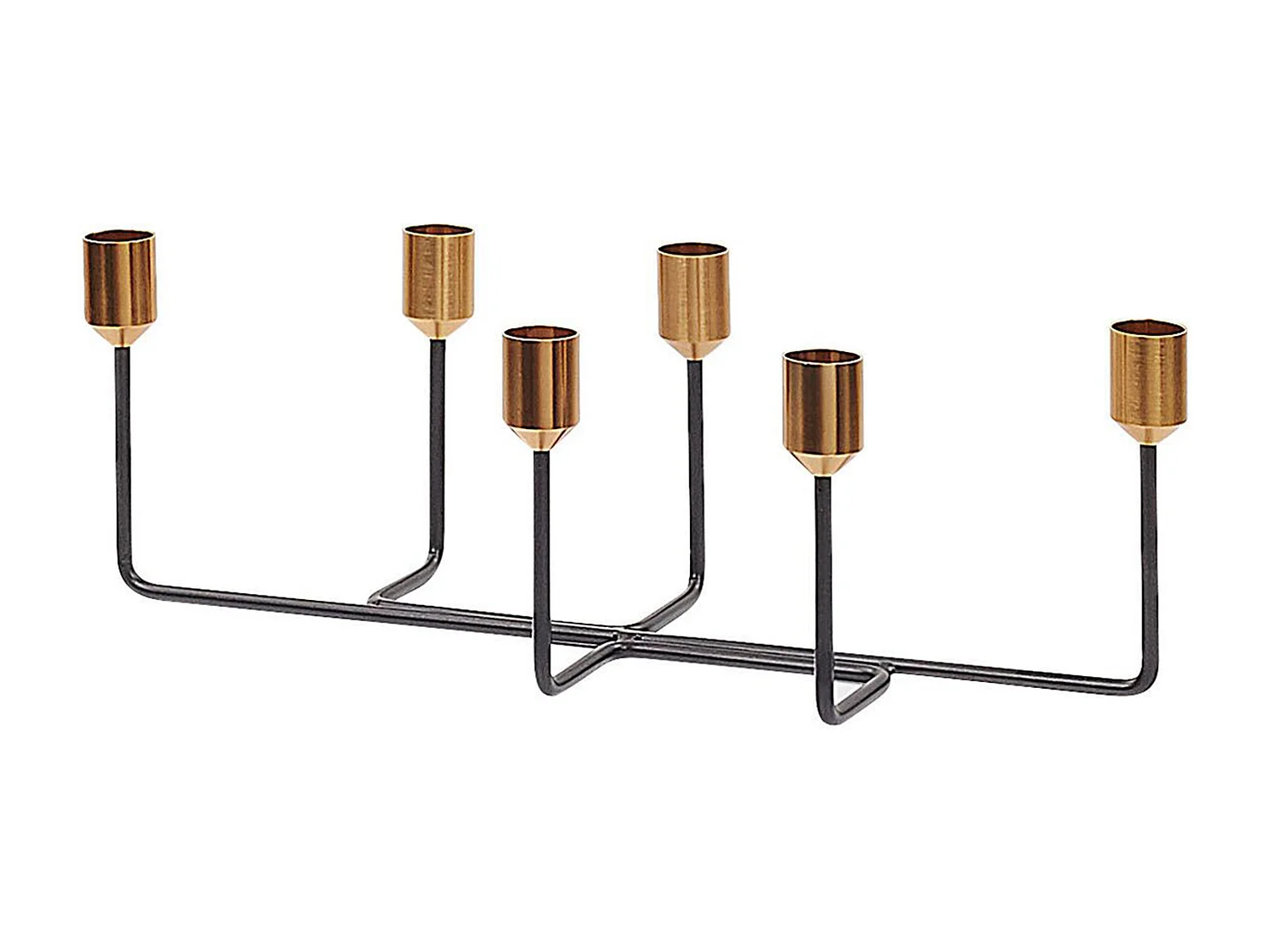 Candelabro BANGKA Metal 12 cm Preto