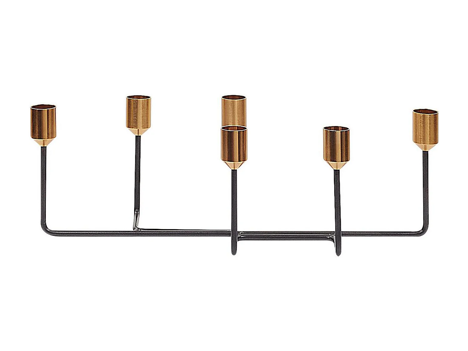 Kaarshouder BANGKA Metaal 12 cm Zwart