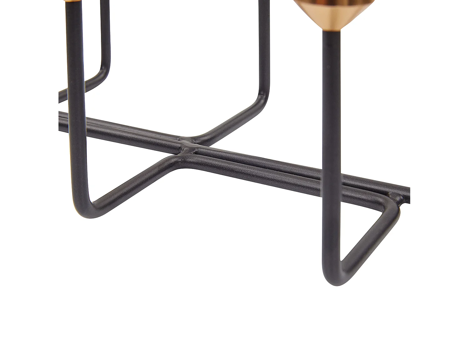 Kaarshouder BANGKA Metaal 12 cm Zwart