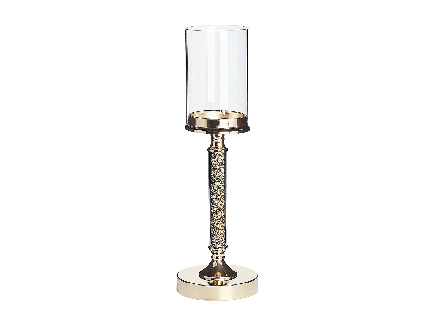 Candelabro ABBEVILLE Vidro 41 cm Dourado