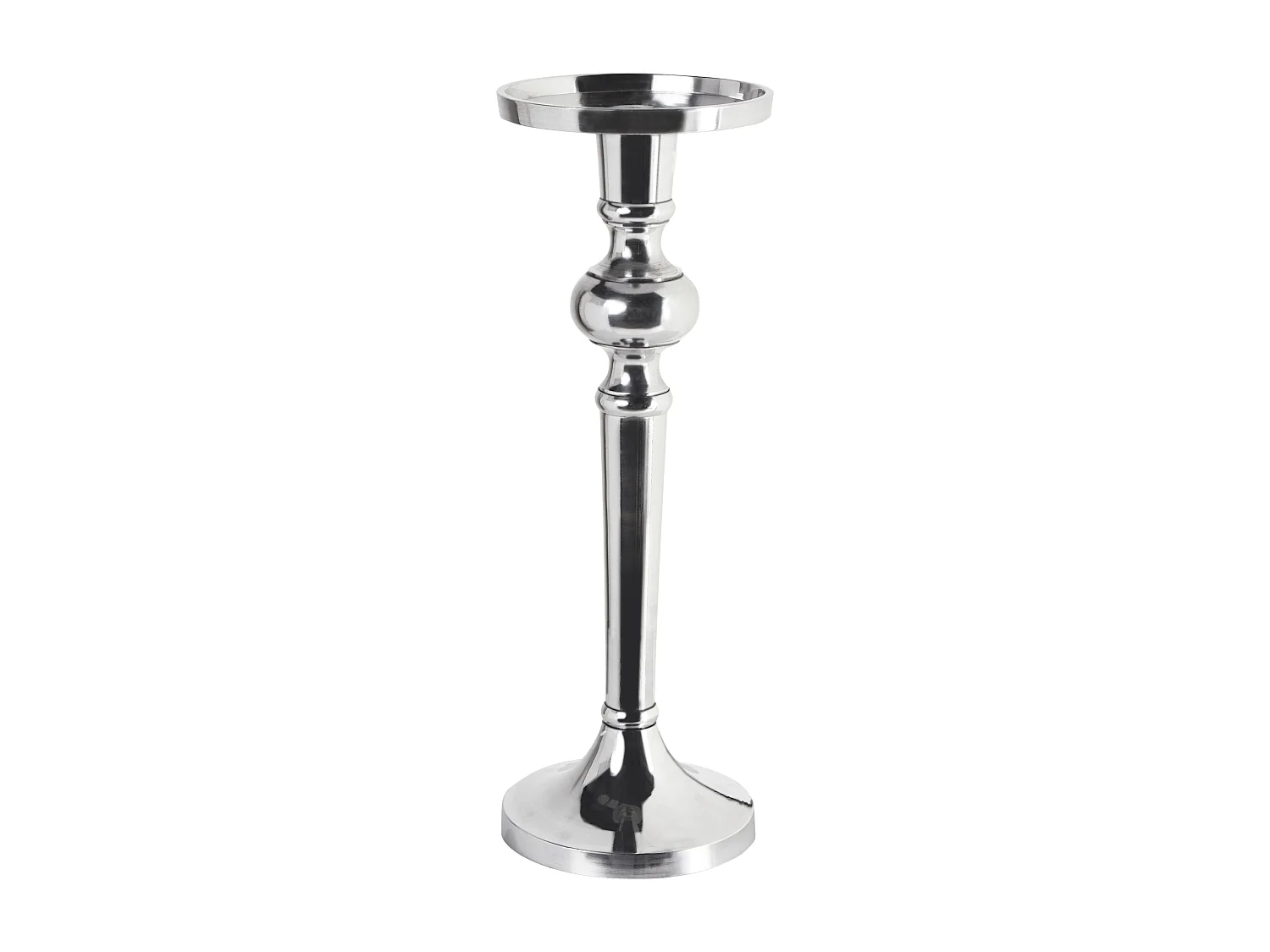Kaarshouder SANAFA Metaal 41 cm Zilver