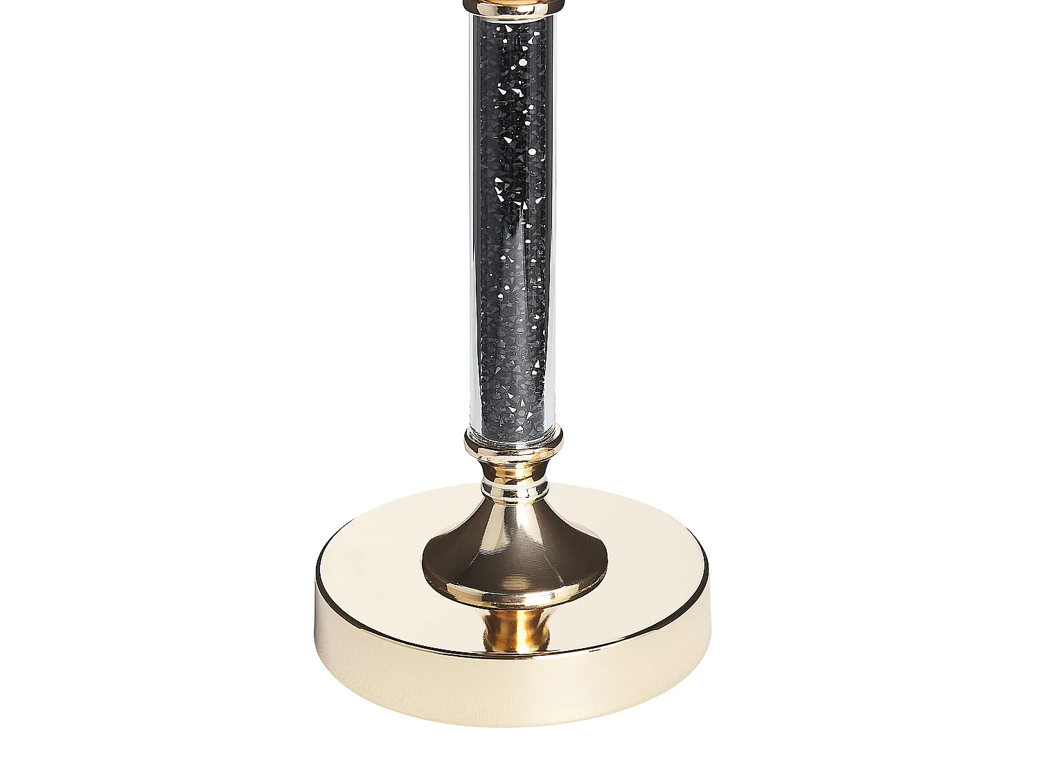 Bougeoir ABBEVILLE Verre 41 cm Noir