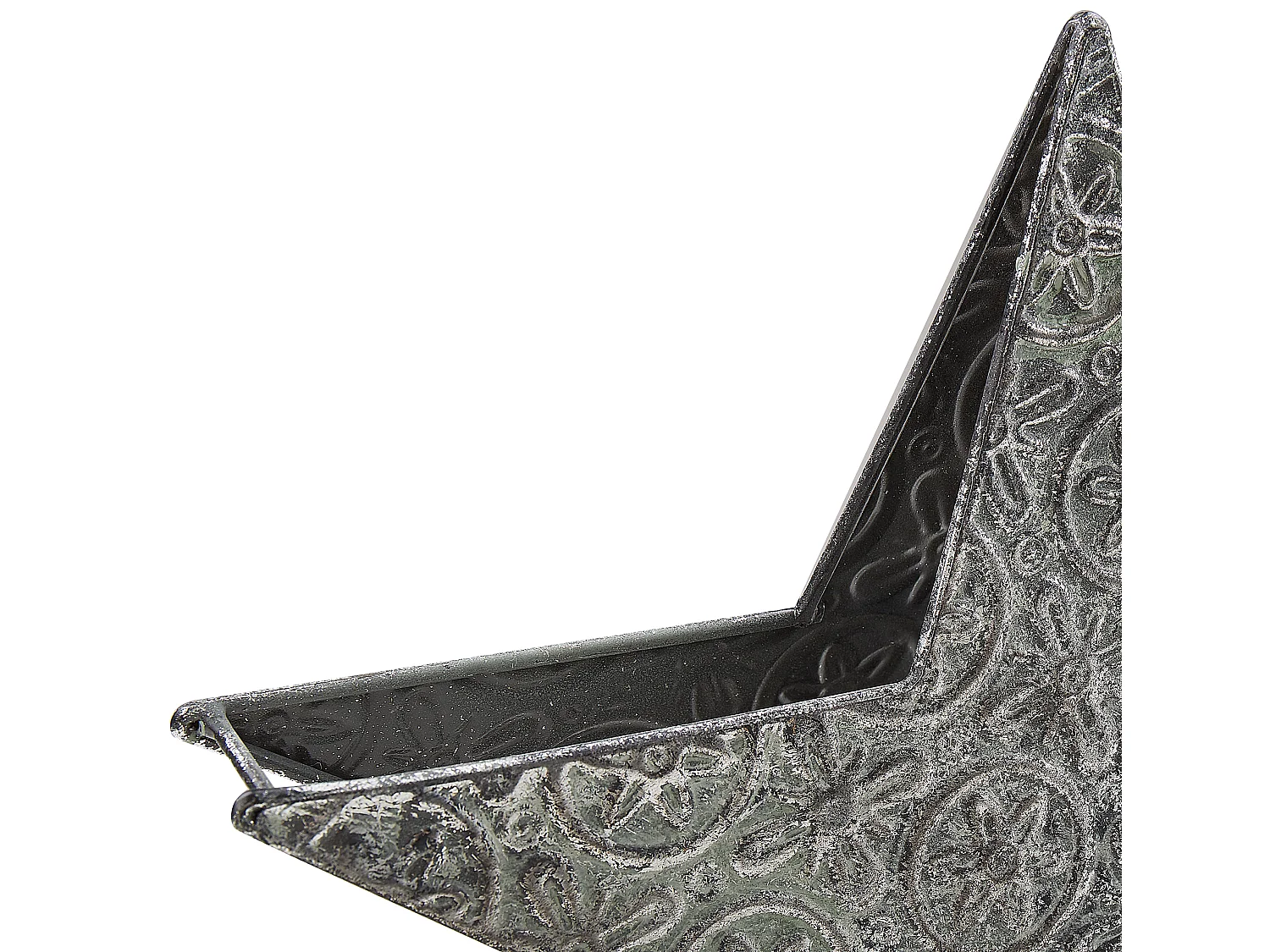 Lot de 2 bougeoirs TORNIO Métal 30/26 cm Argenté