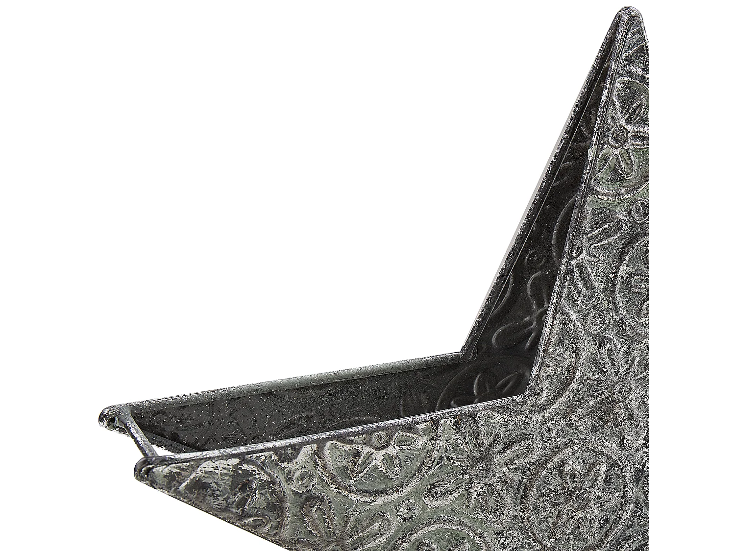 Set van 2 kaarshouders TORNIO Metaal 30/26 cm Zilver