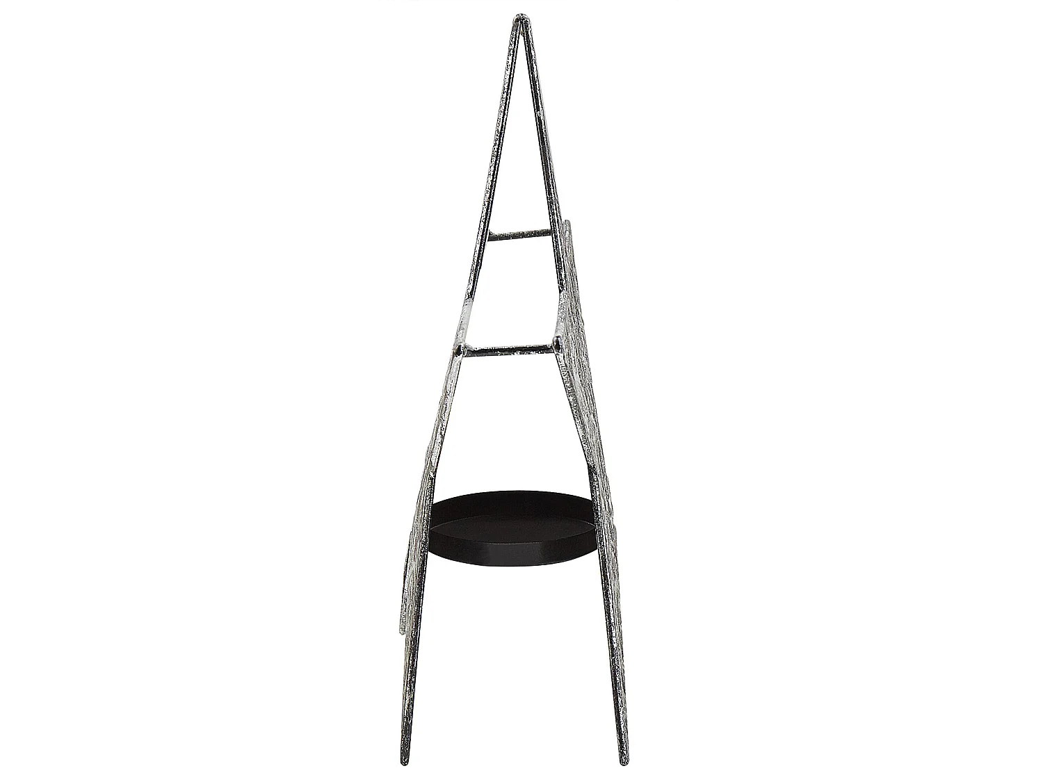 Kerzenständer 2er Set TORNIO Metall 30/26 cm Silber