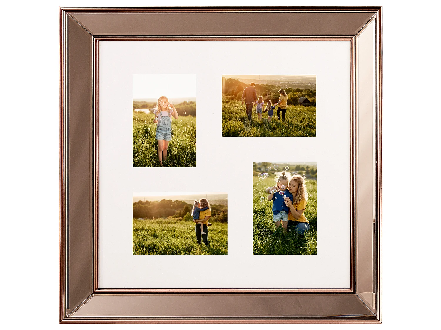 Frame for 4 Photos DABOLA Copper