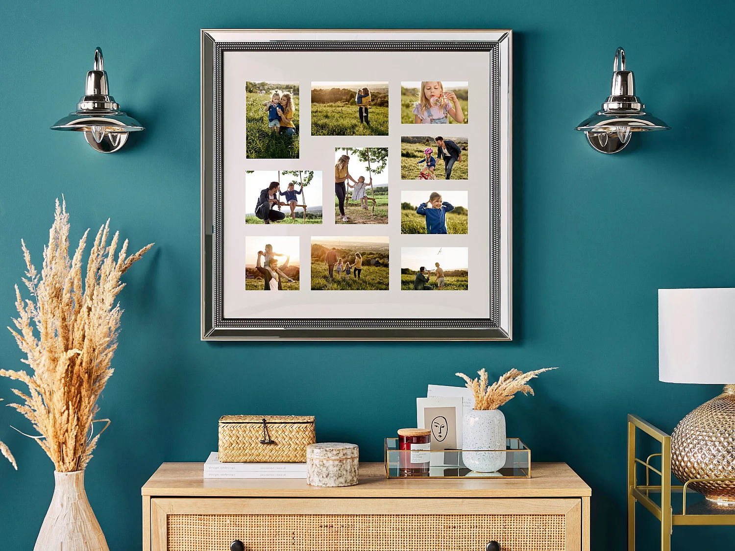 Lijst voor 10 foto's DALABA Zilver