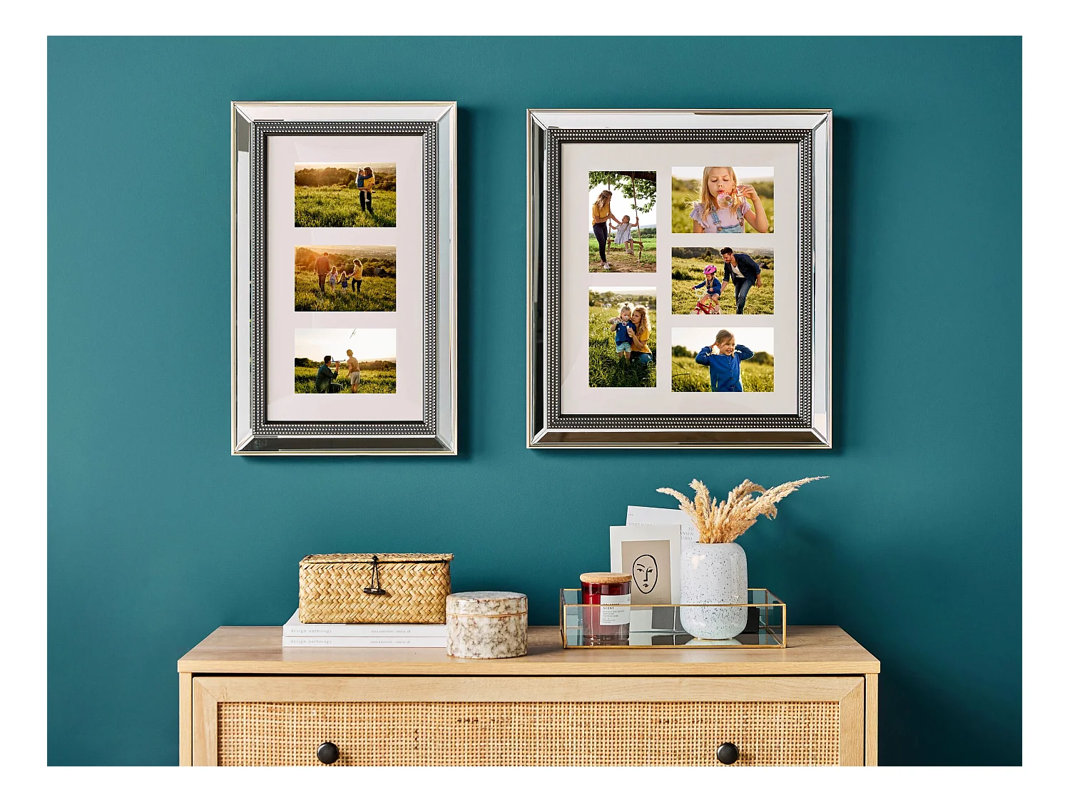 Lijst voor 5 foto's DALABA Zilver