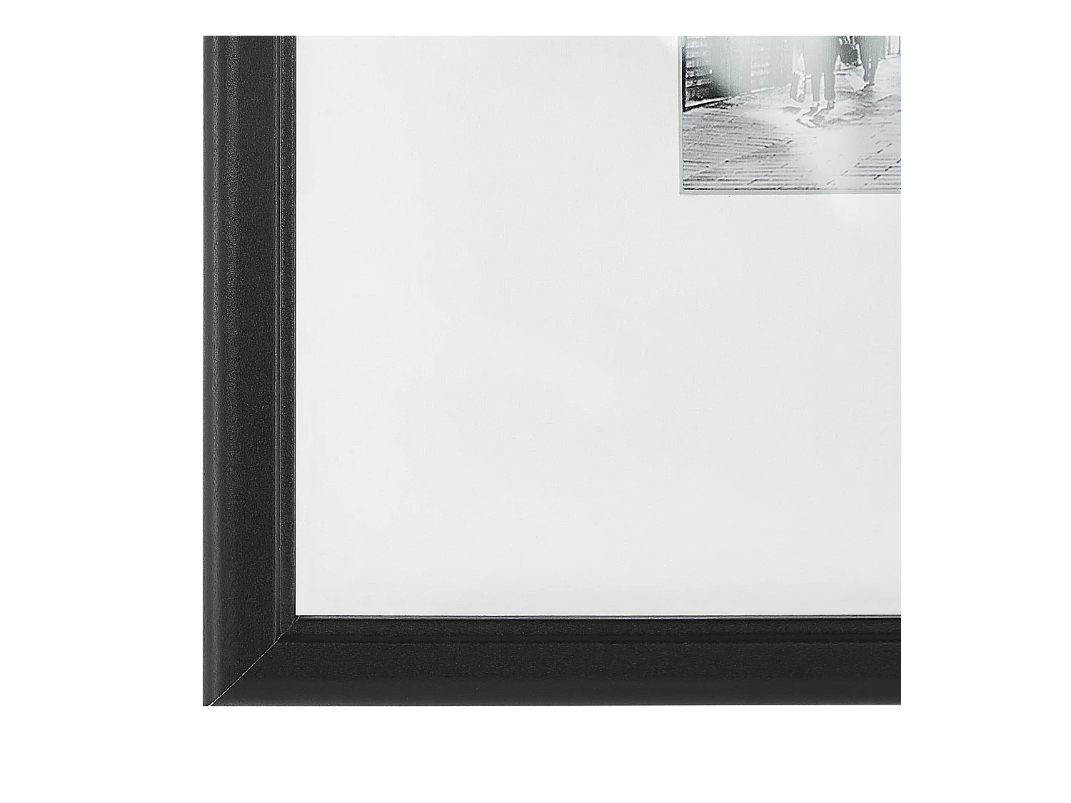 Lot de 7 cadres photo ZINARE Motif urbain Noir