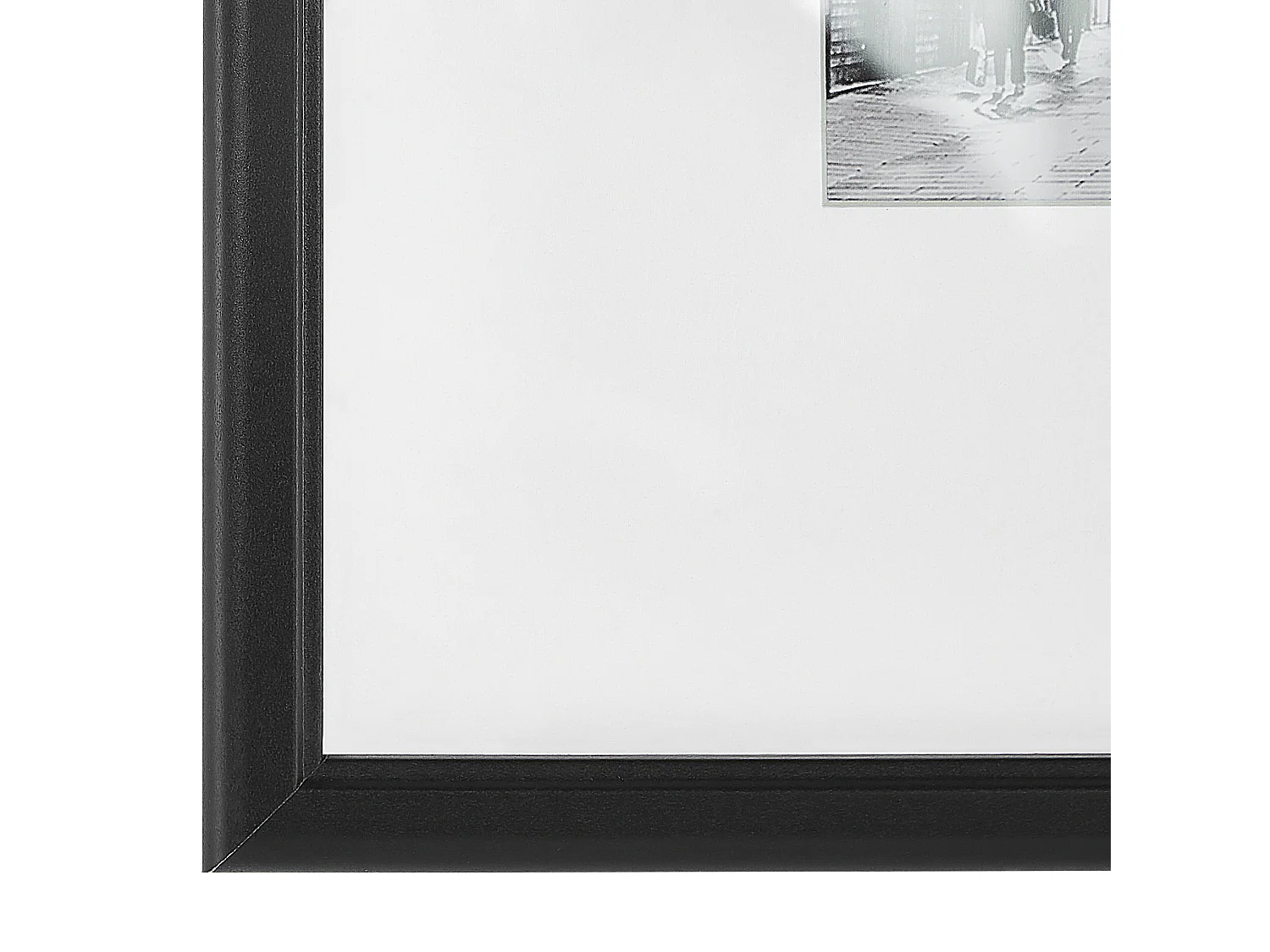 Fotos 7er Set mit MDF Rahmen schwarz Acrylglas städtisches Motiv Collage Zinare