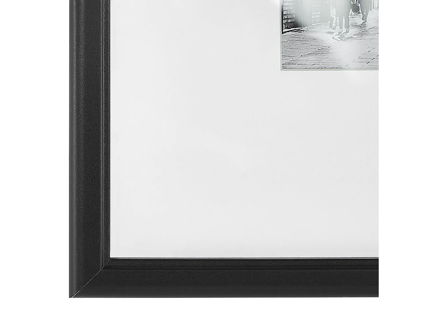 Zestaw 7 ramek na zdjęcia ZINARE Motyw miejski Czarny