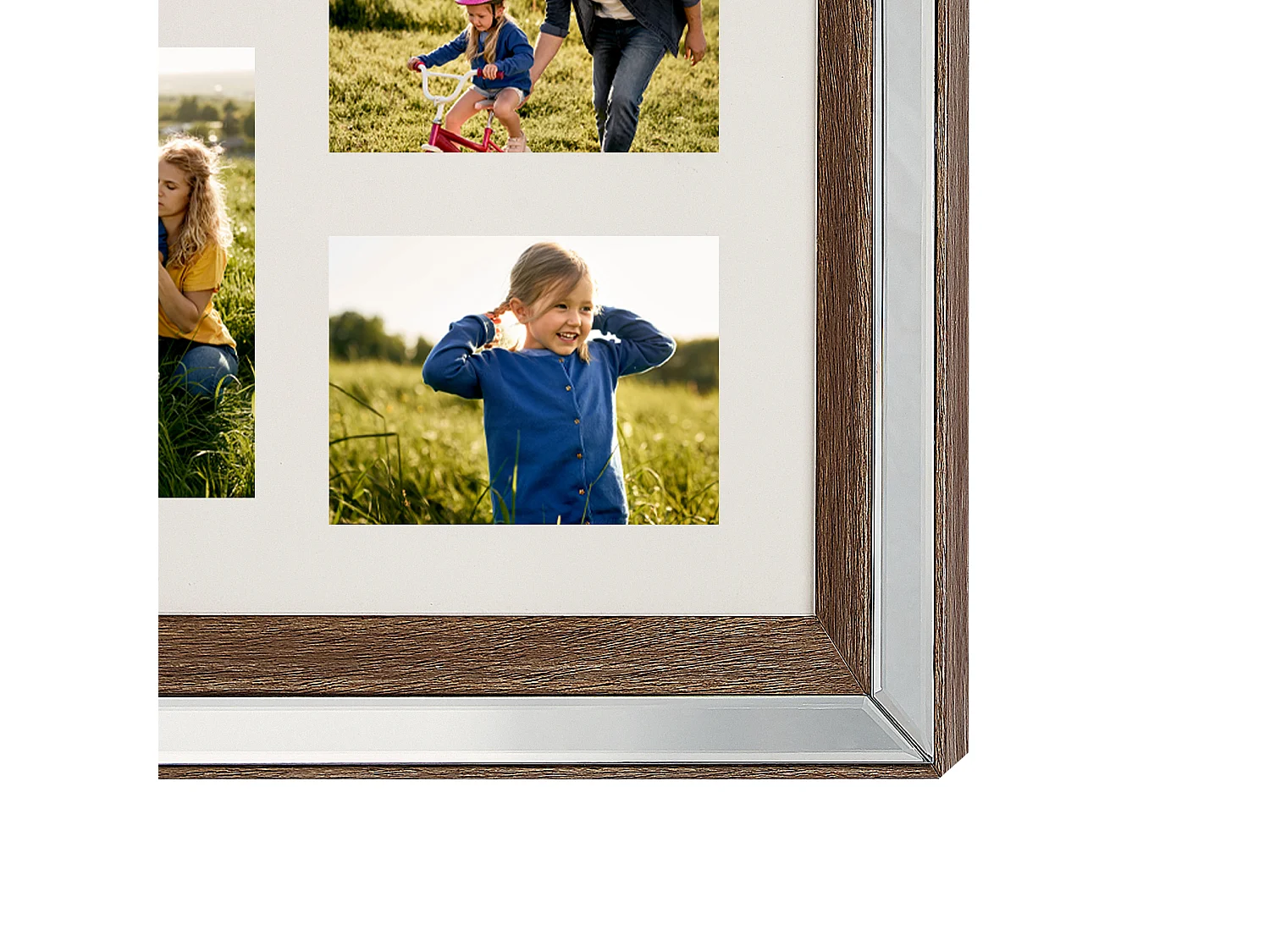 Cadre pour 5 photos SINTA Argenté