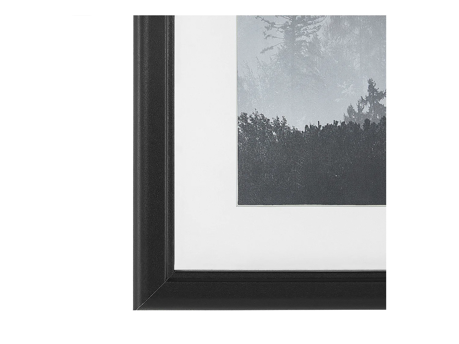 Lot de 6 cadres photo ZINARE Paysage Noir