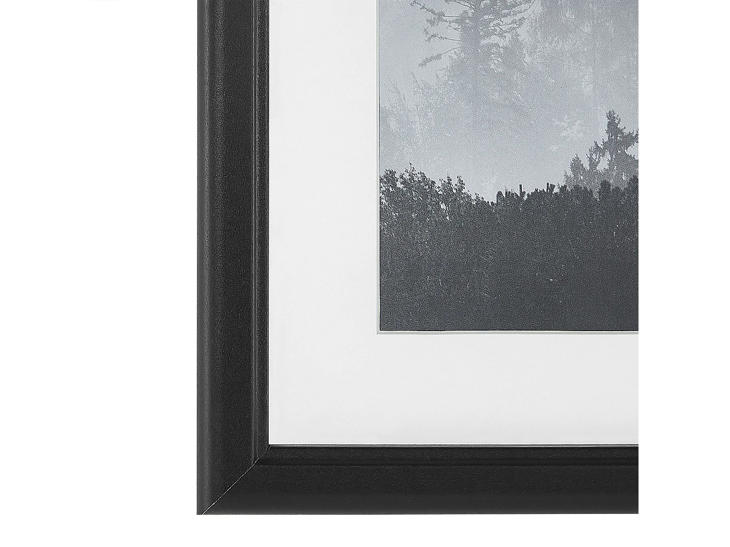 Zestaw 6 ramek na zdjęcia ZINARE Krajobraz Czarny