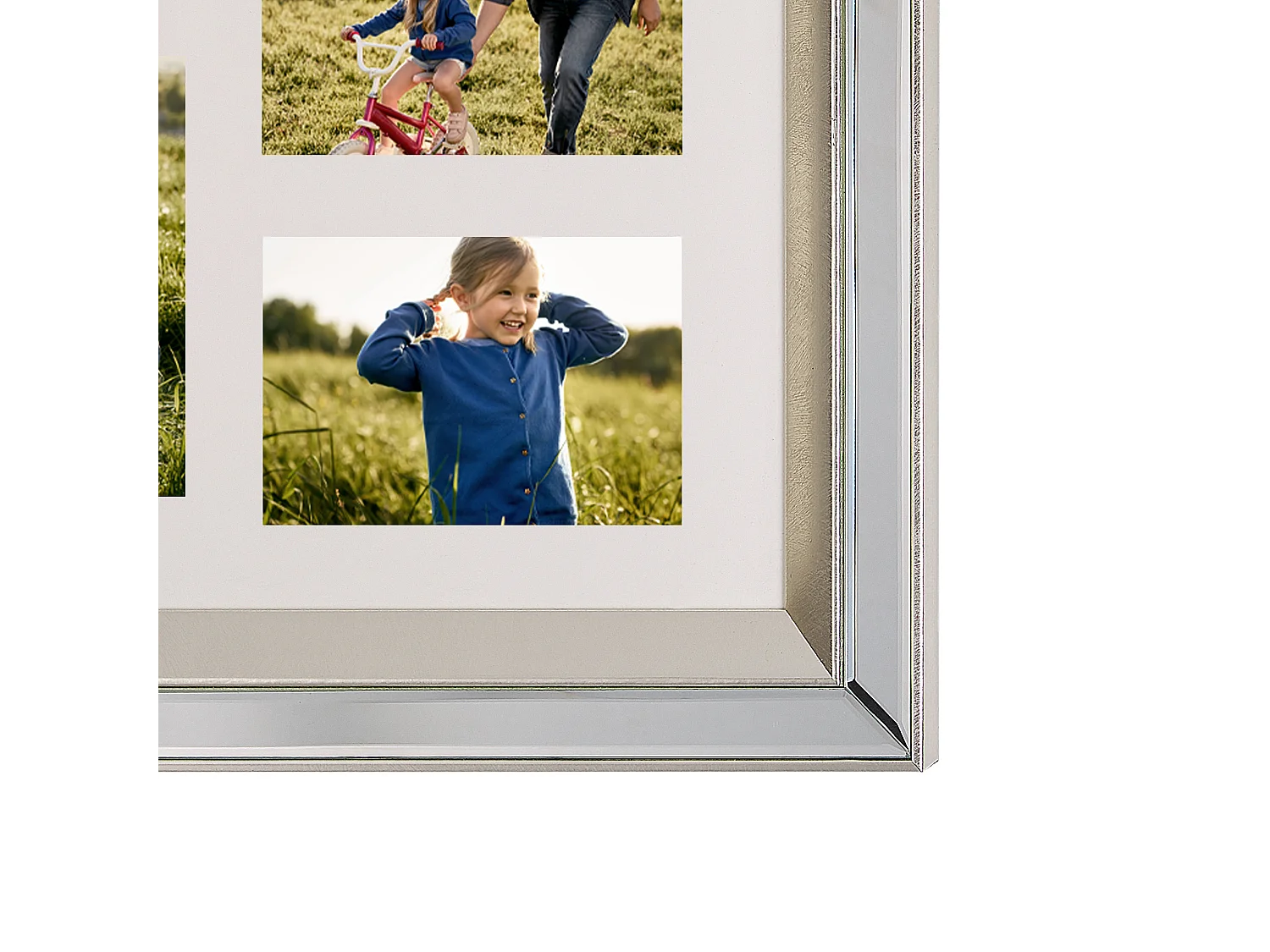 Cadre pour 5 photos MAKENI Argenté