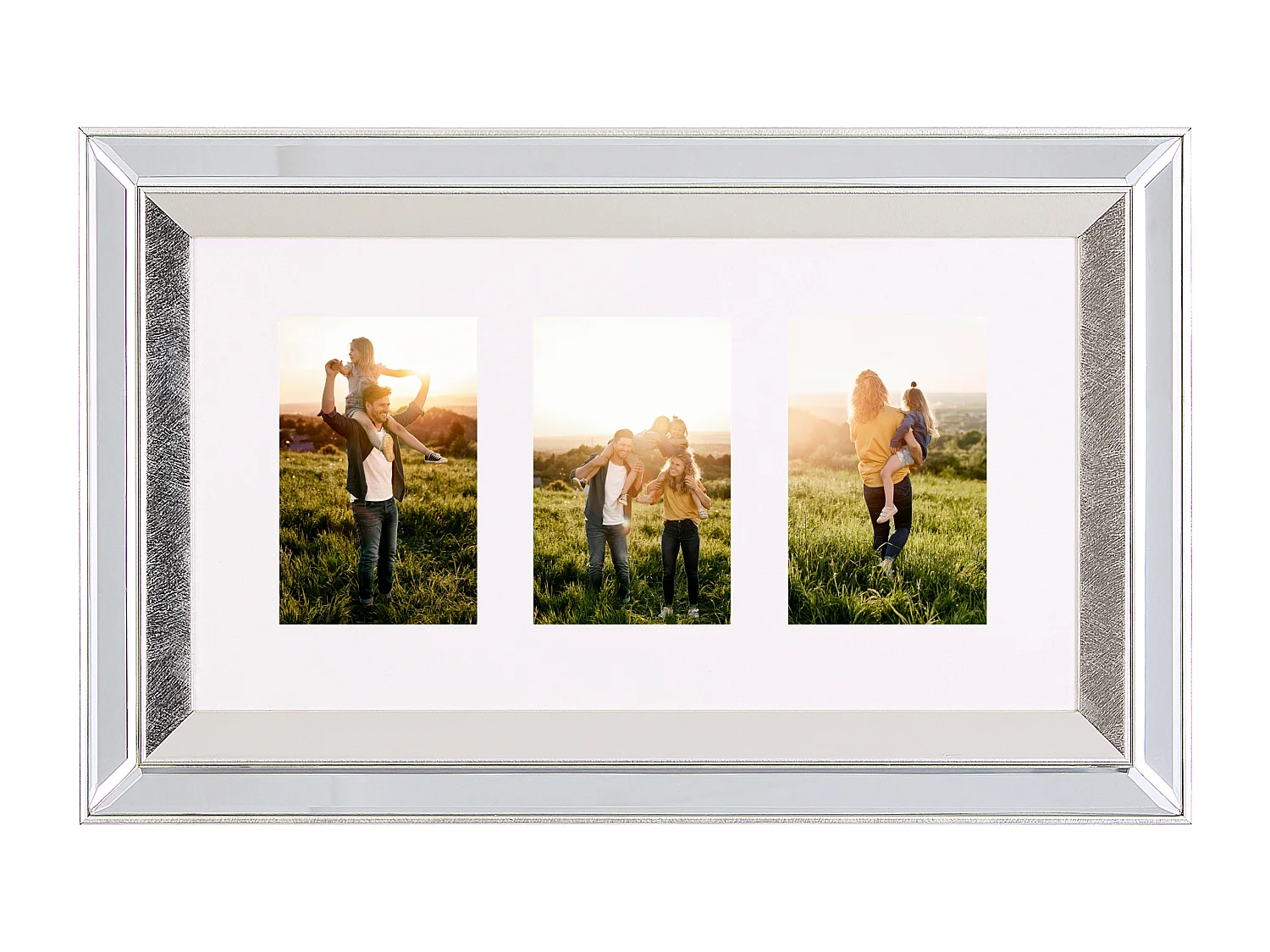 Lijst voor 3 foto's MAKENI Zilver