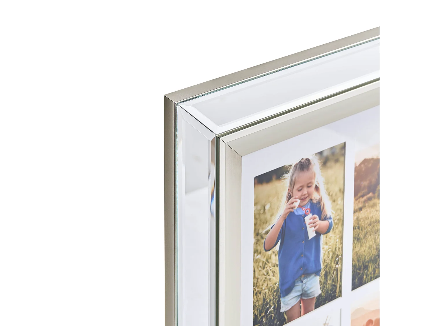 Cadre pour 6 photos MAKENI Argenté