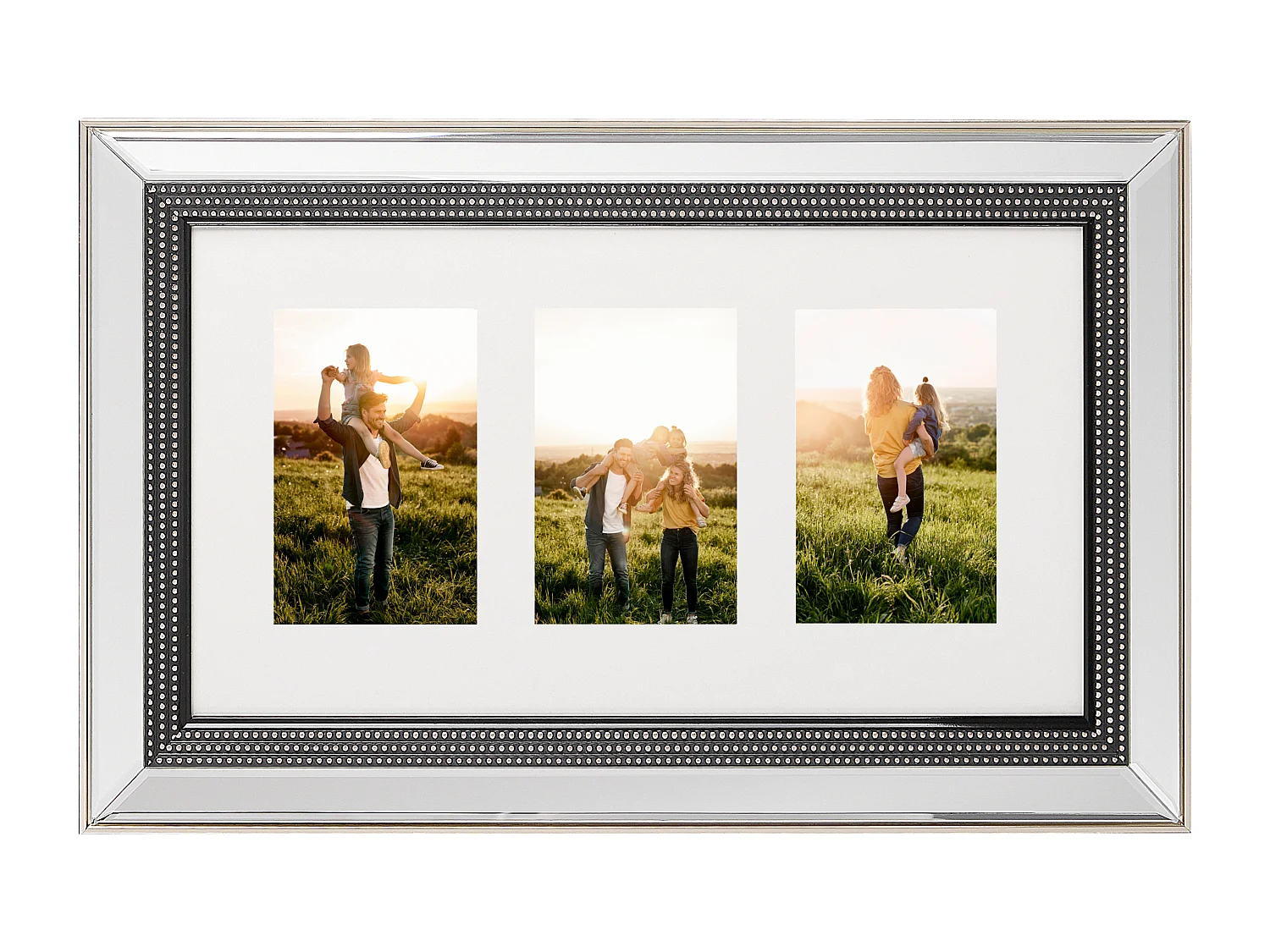 Lijst voor 3 foto's DALABA Zilver