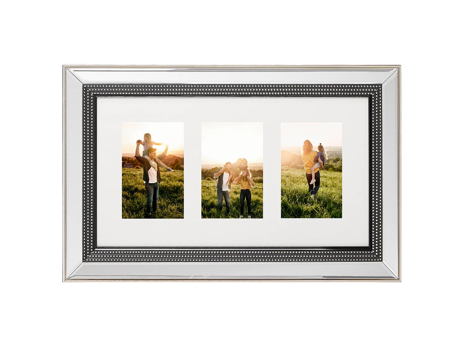Frame for 3 Photos DALABA Silver