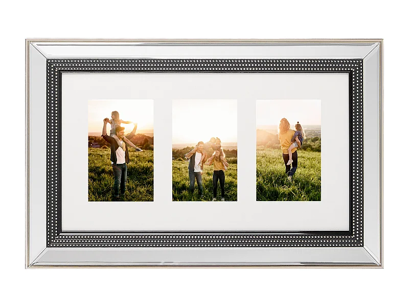 Lijst voor 3 foto's DALABA Zilver