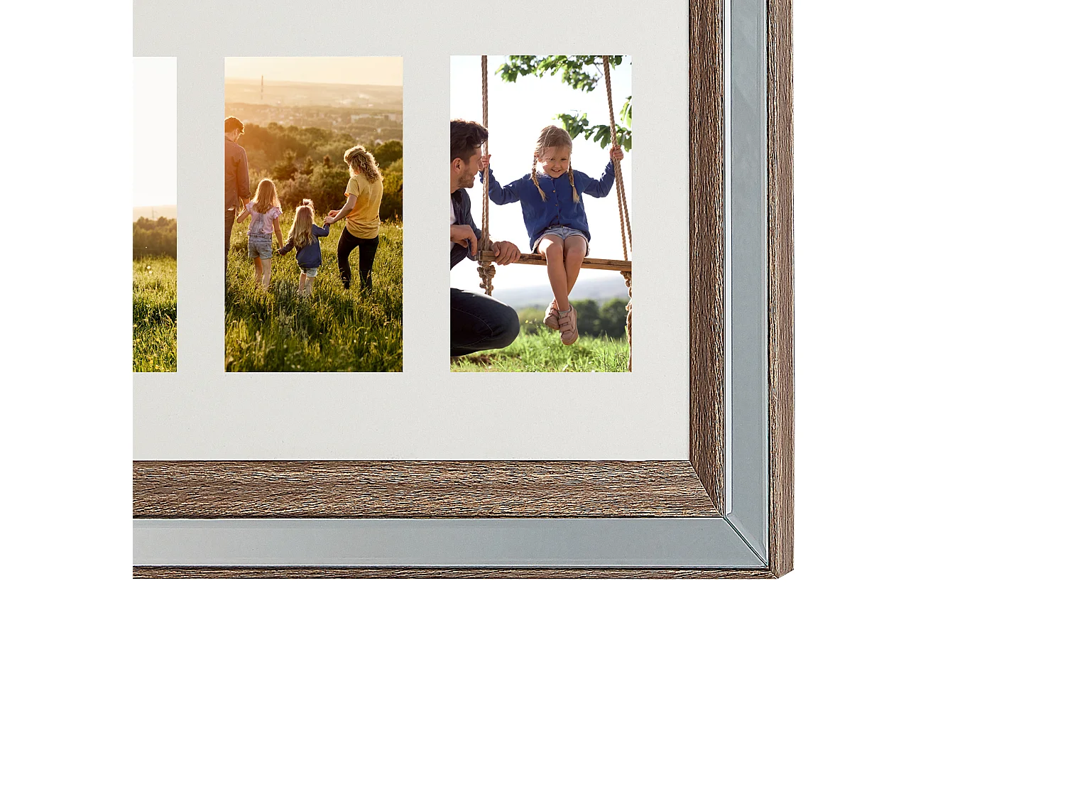 Cadre pour 6 photos SINTA Argenté