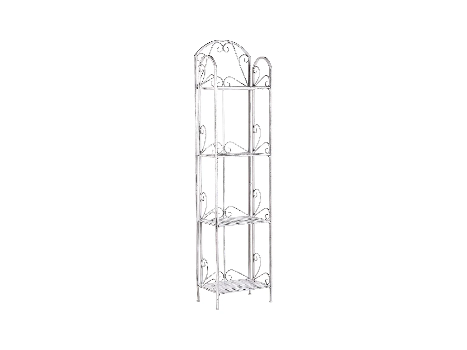 Meuble de rangement VALDIVIA Métal 40 cm 27 cm Blanc
