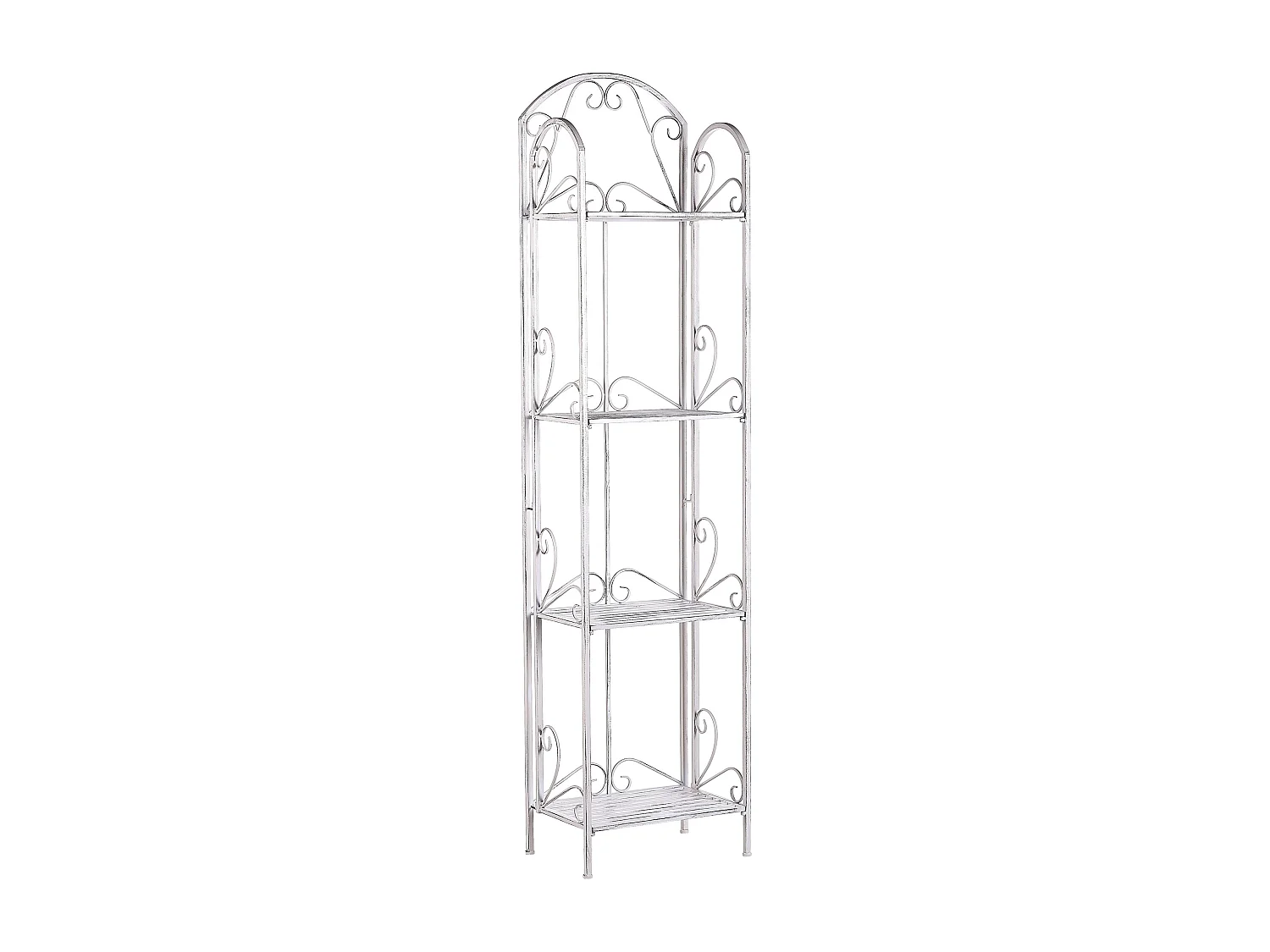 Meuble de rangement VALDIVIA Métal 40 cm 27 cm Blanc