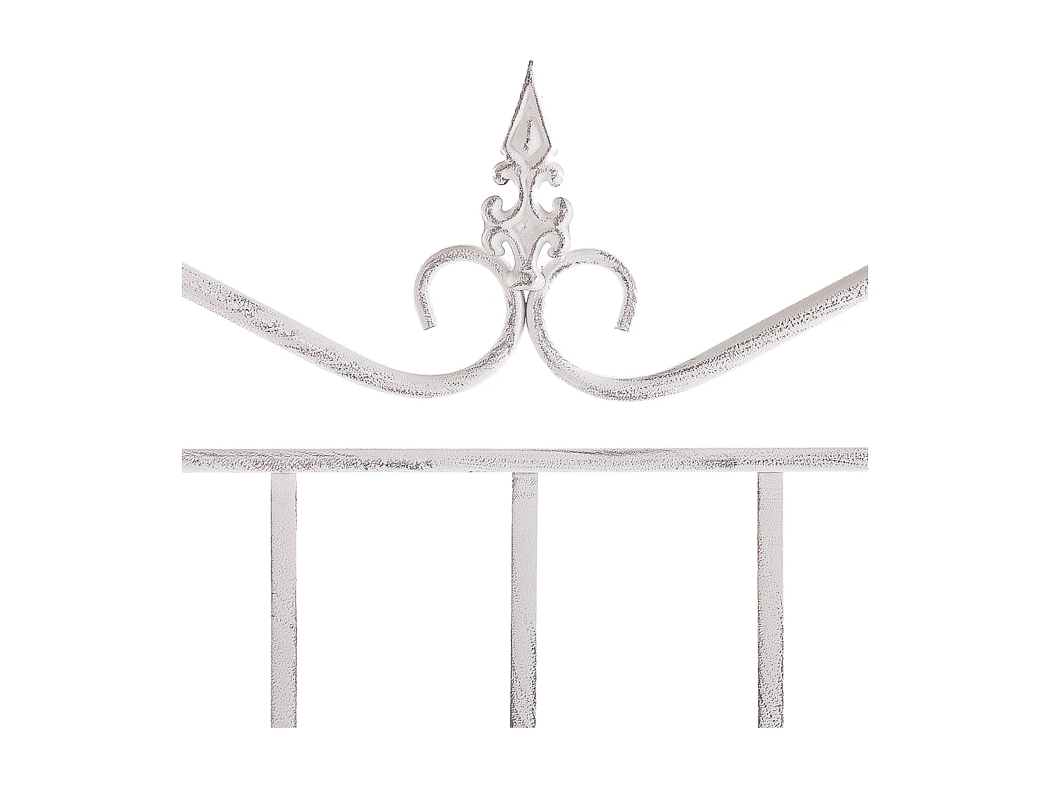 Estante de jardim em metal creme claro com 4 níveis PAVONA