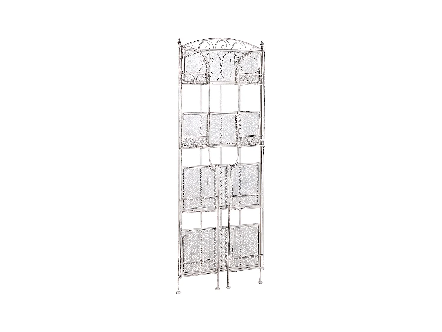 Meuble de rangement PADUA Métal 61 cm 32 cm Blanc