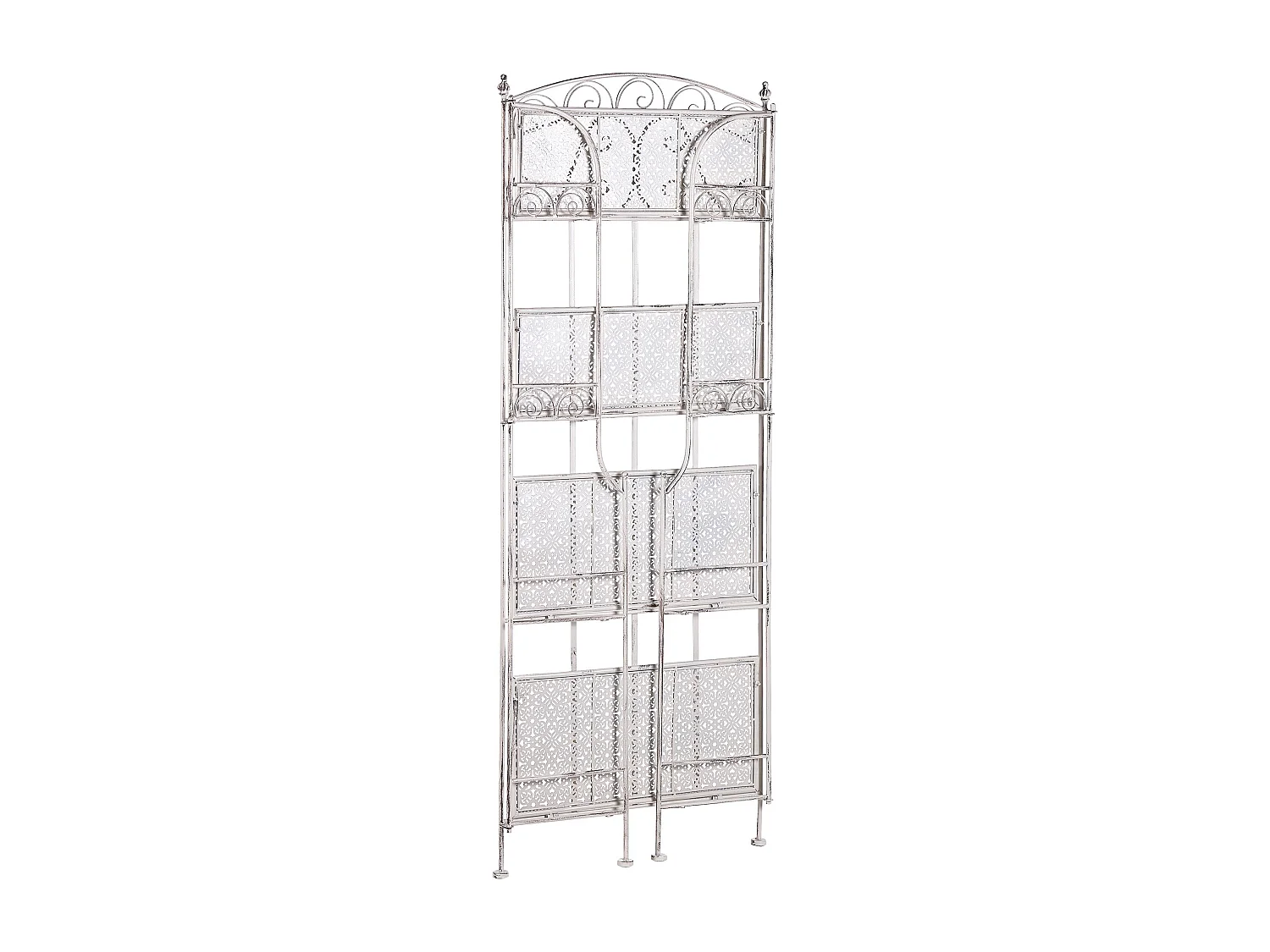 Meuble de rangement PADUA Métal 61 cm 32 cm Blanc