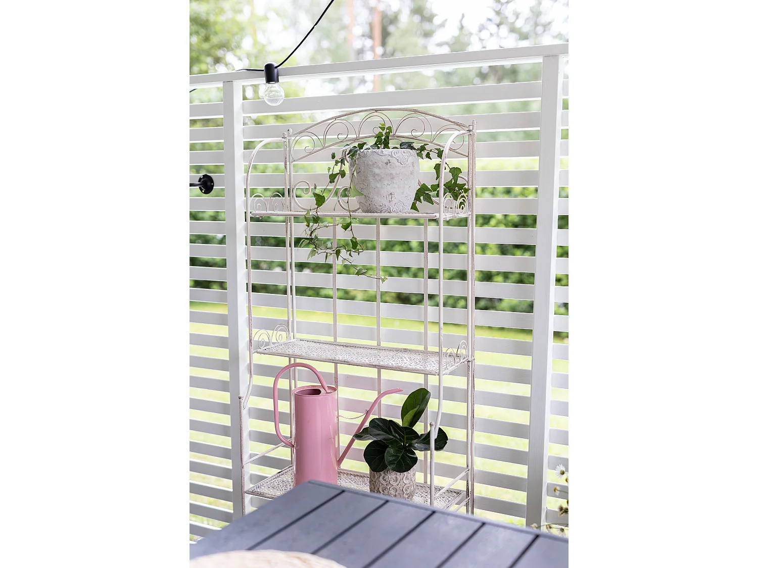 Meuble de rangement PADUA Métal Blanc