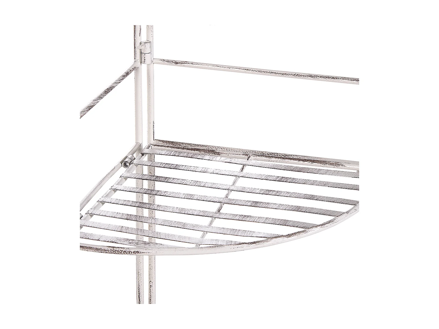 Estantería de esquina BIELLA plegable Metal Blanco