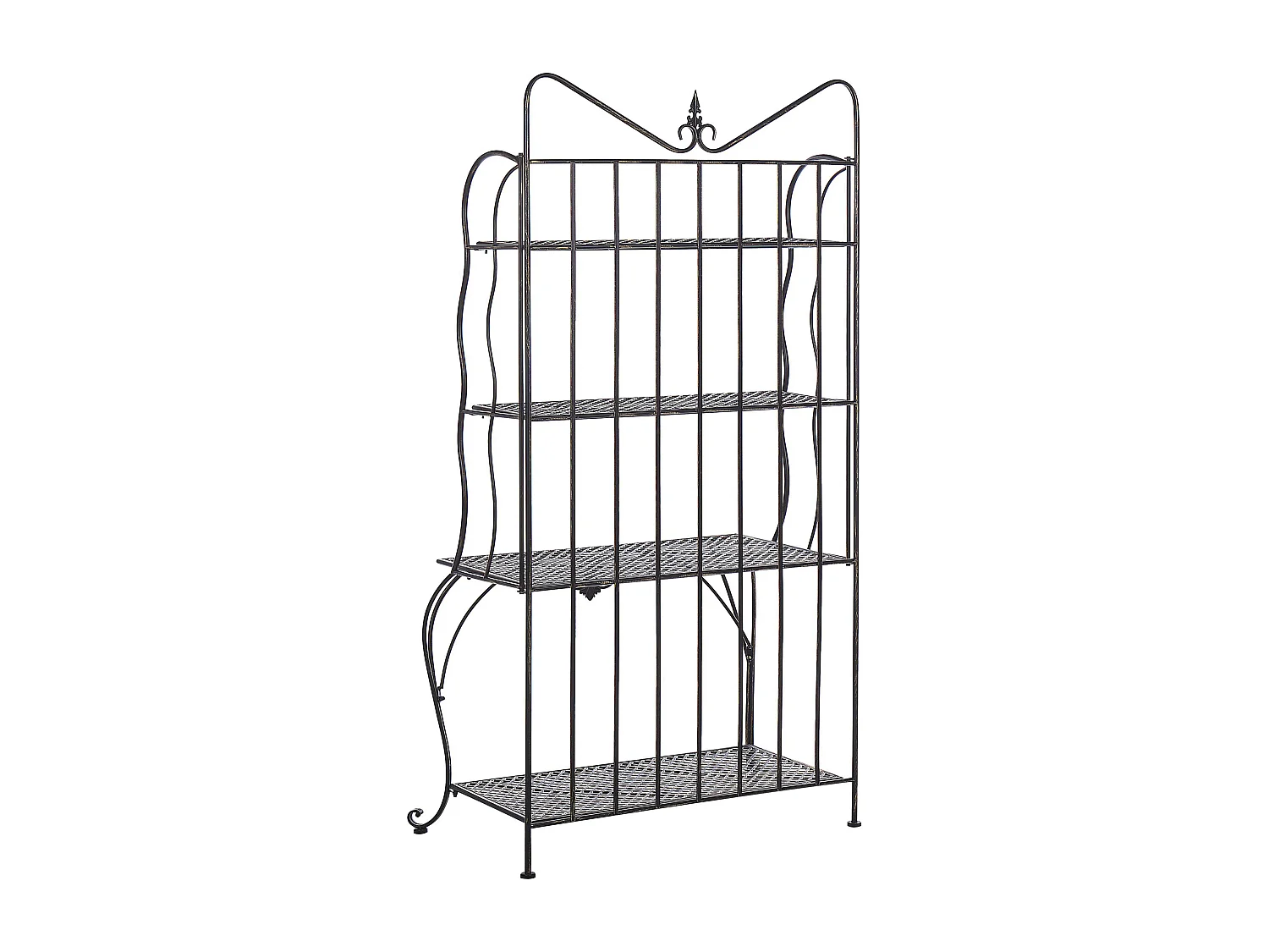 Meuble de rangement PAVONA Métal 94 cm 50 cm Noir