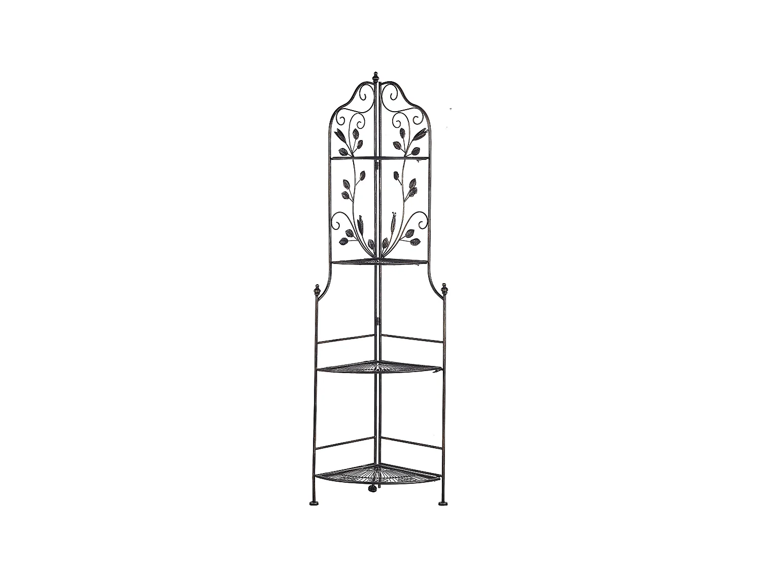 Étagère d'angle SIDERNO Métal 35 cm 35 cm Noir