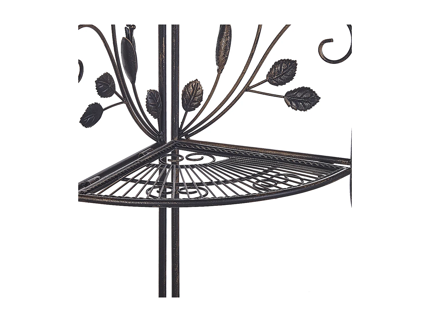 Estantería de esquina SIDERNO plegable Metal Negro