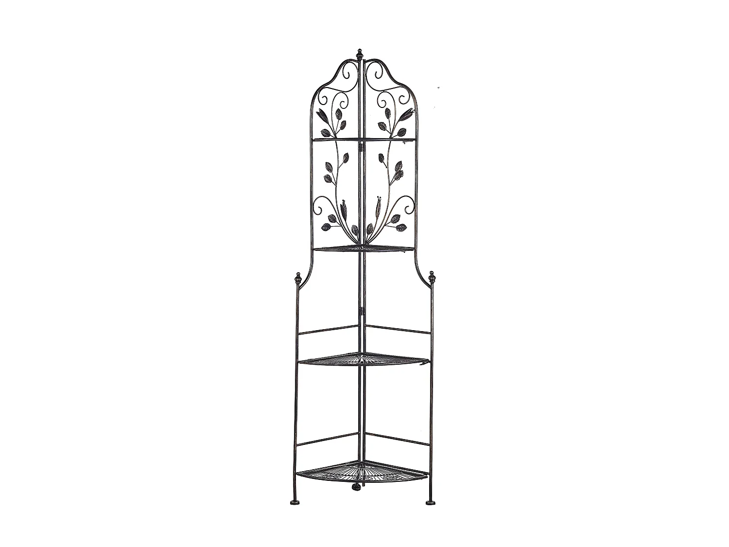 Étagère d'angle SIDERNO Métal 35 cm 35 cm Noir