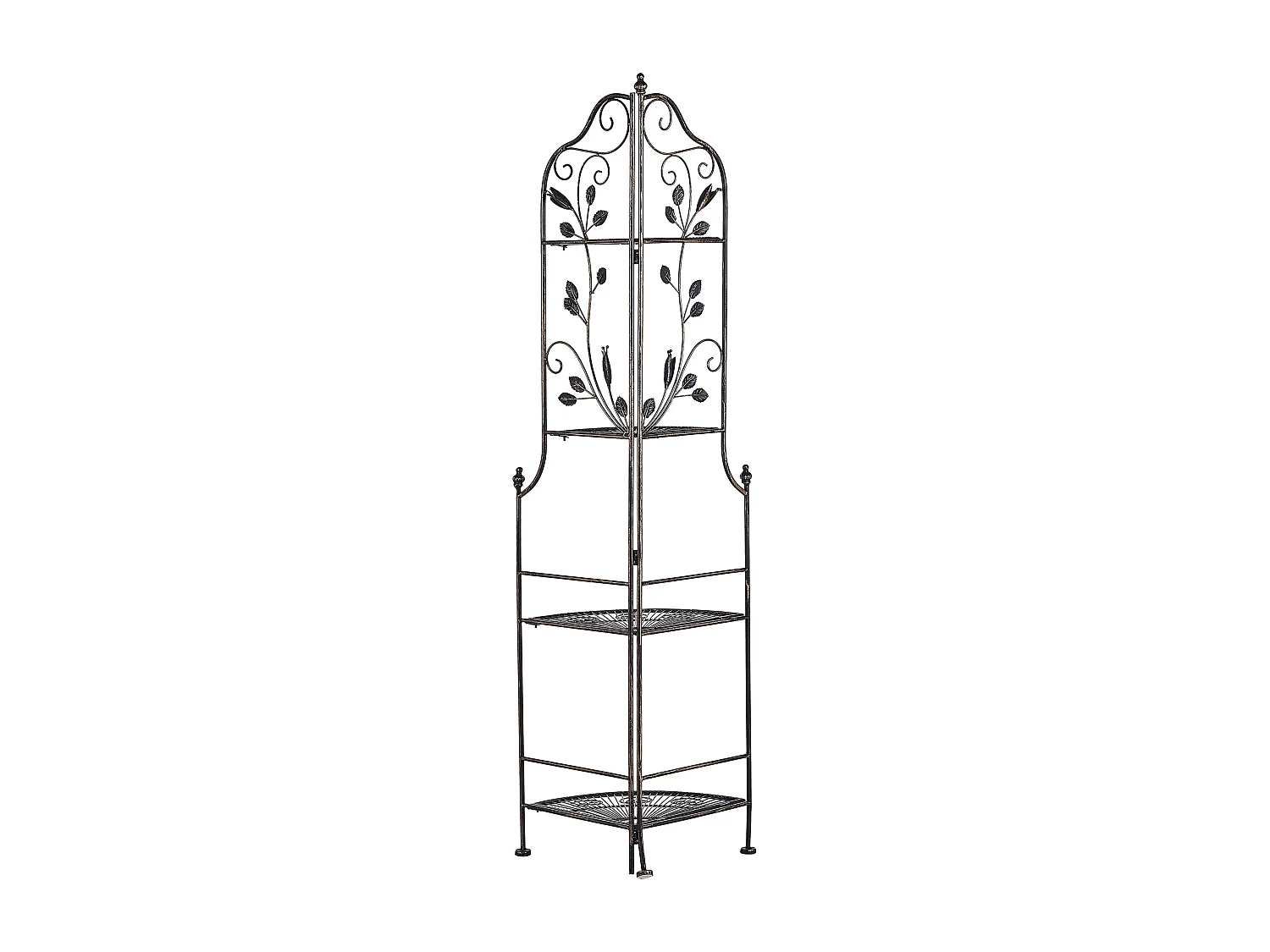 Étagère d'angle SIDERNO Métal 35 cm 35 cm Noir