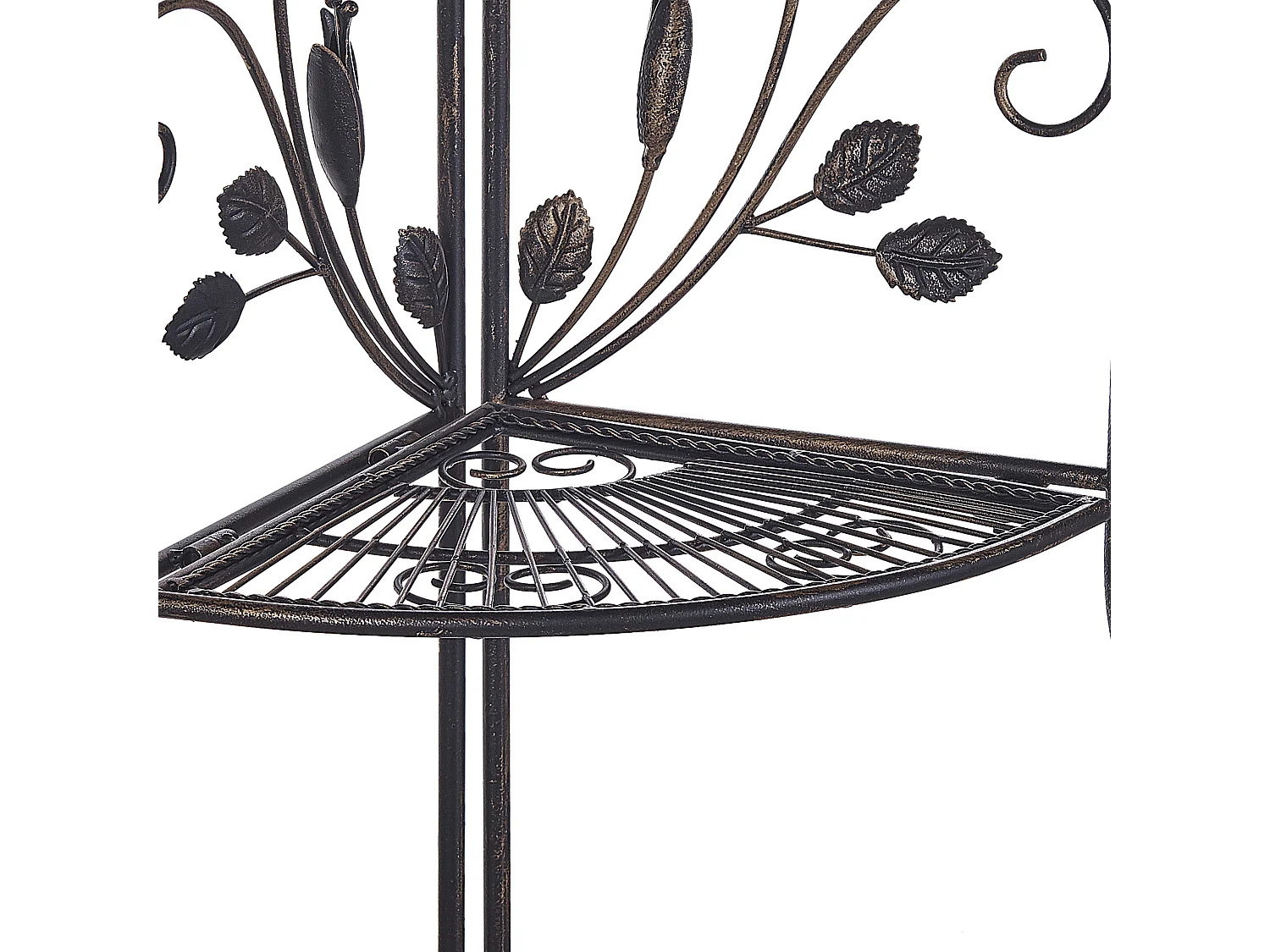 Étagère d'angle SIDERNO Métal 35 cm 35 cm Noir