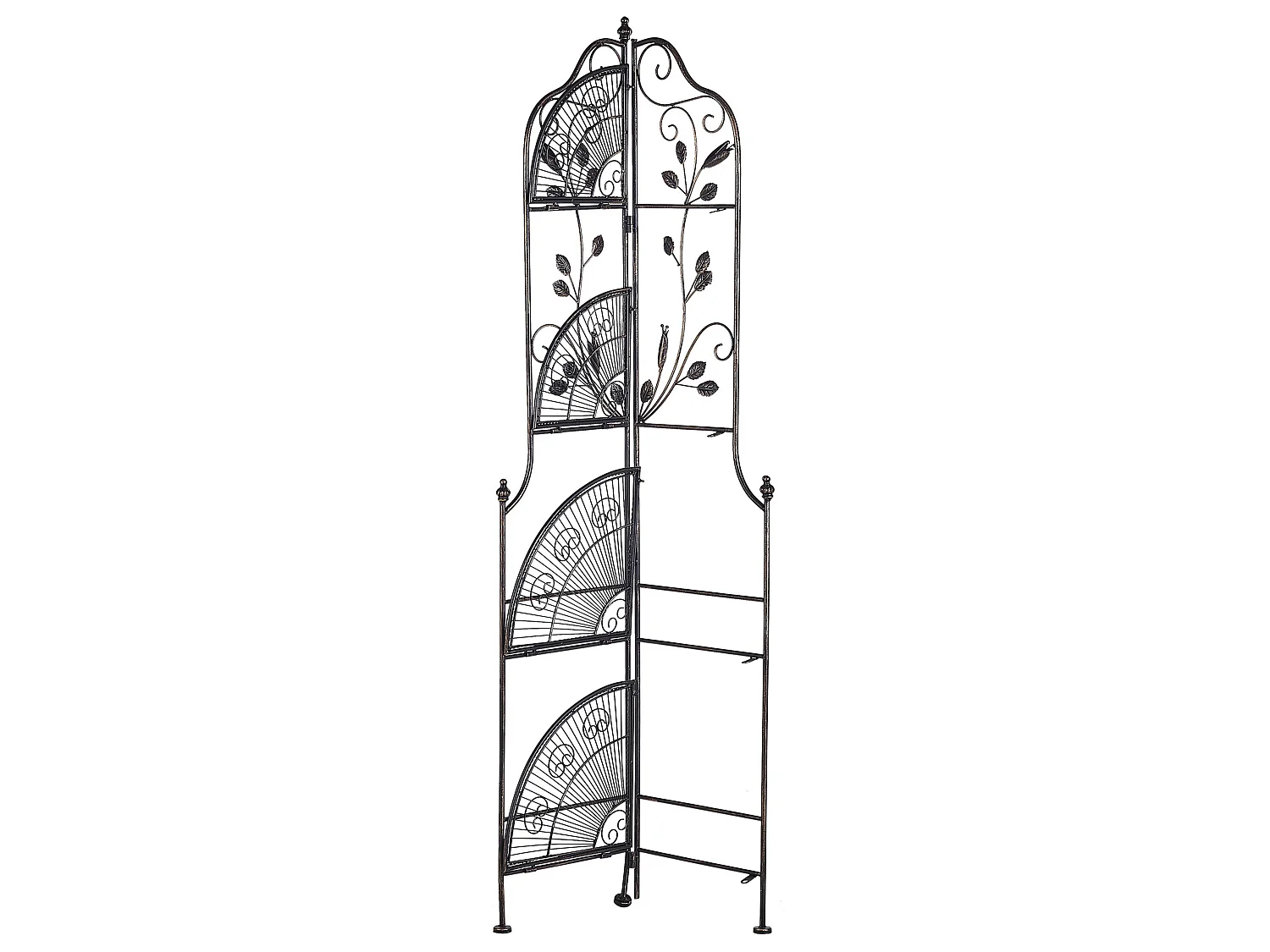 Estantería de esquina SIDERNO plegable Metal Negro