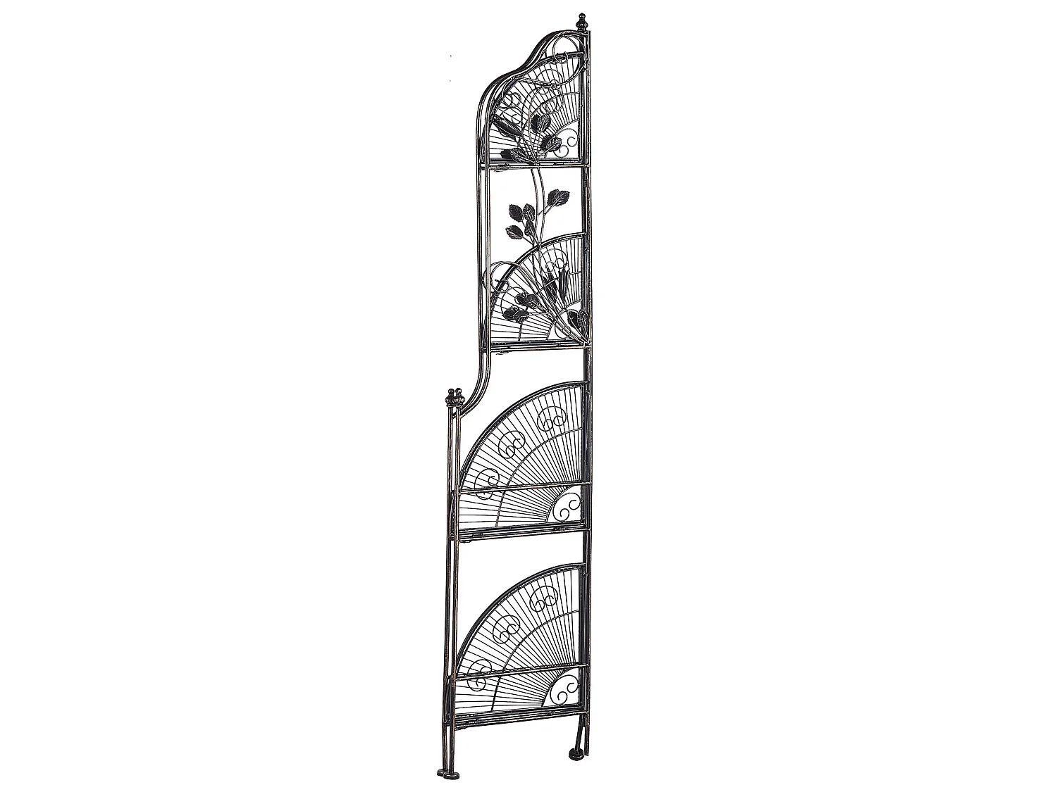 Estantería de esquina SIDERNO plegable Metal Negro