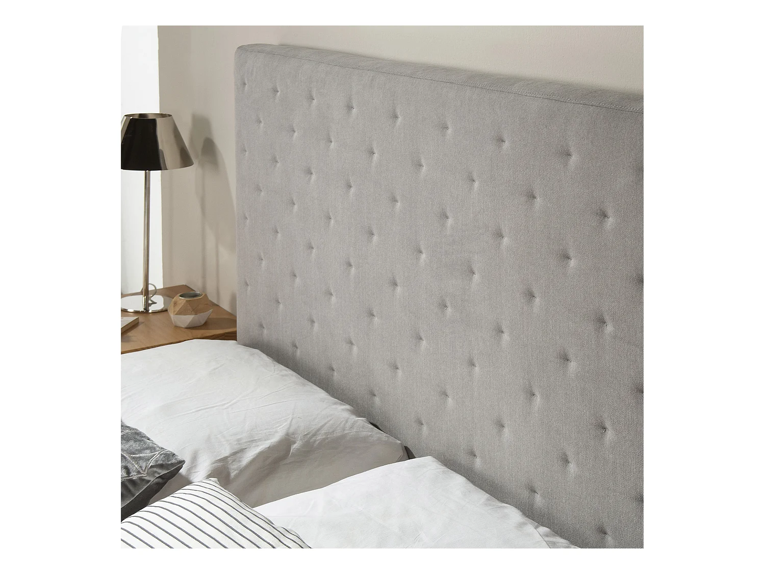 Kopfteil Malta 140x60 cm Grau