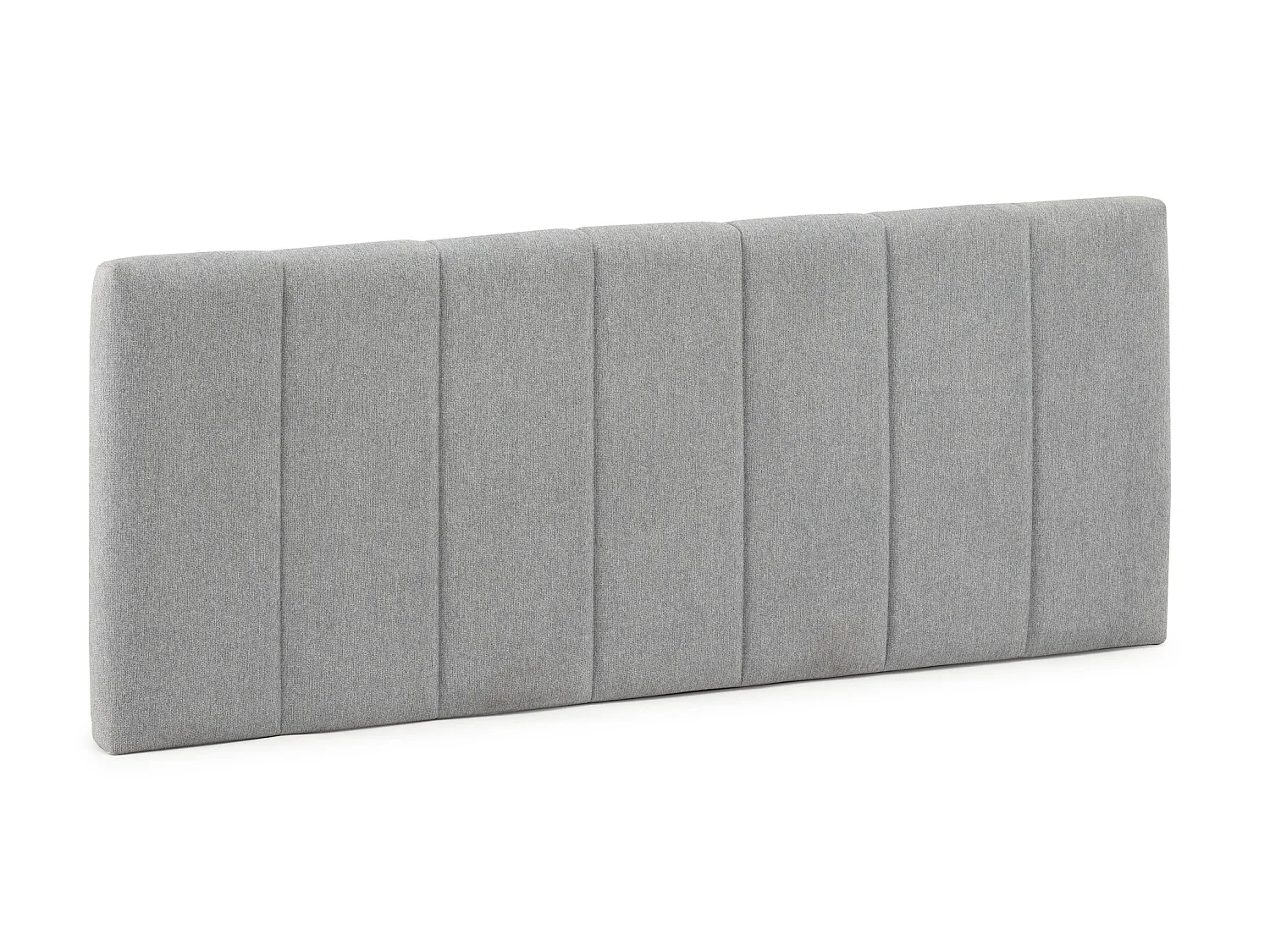 Tête de lit tapissée Creta 150x60 cm Couleur Gris, 8 cm d'épaisseur
