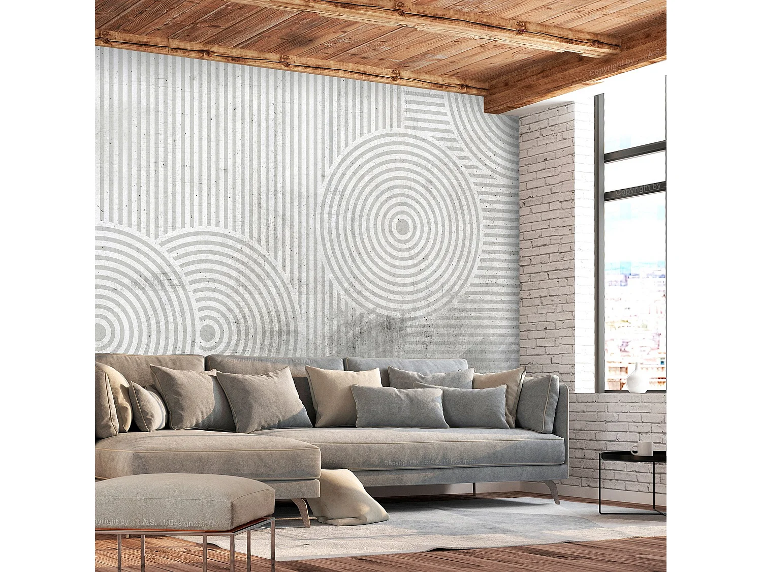 Papier peint adhésif Japanese Garden - 98 x 70 cm