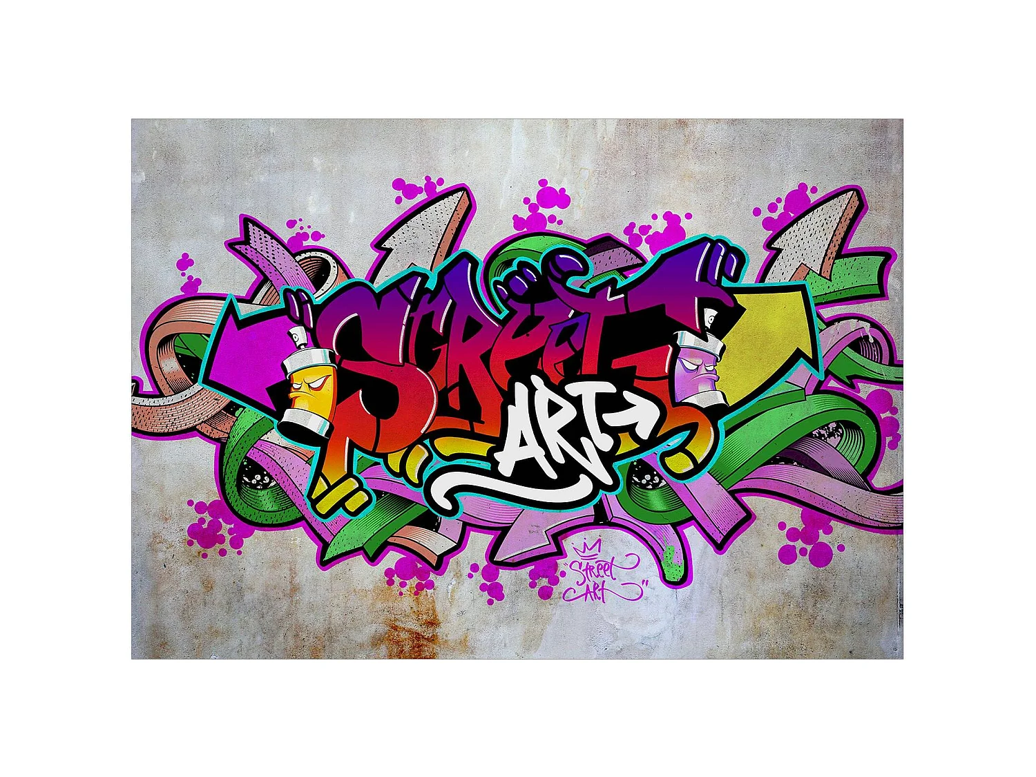 Papier peint adhésif Rue classique - 98 x 70 cm