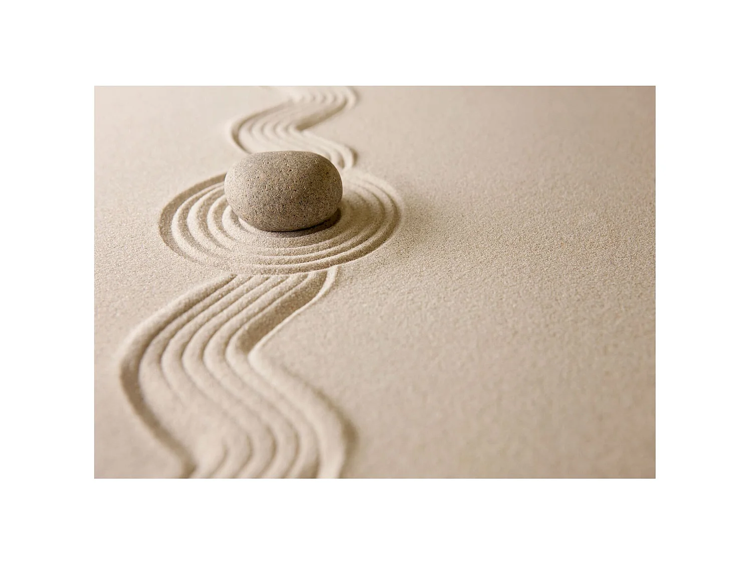 Papier peint adhésif Zen et équilibre - 98 x 70 cm