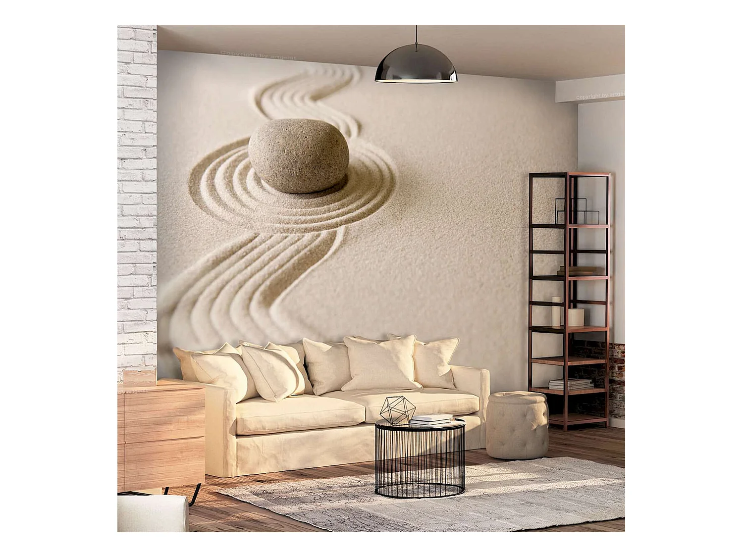 Papier peint adhésif Zen et équilibre - 294 x 210 cm
